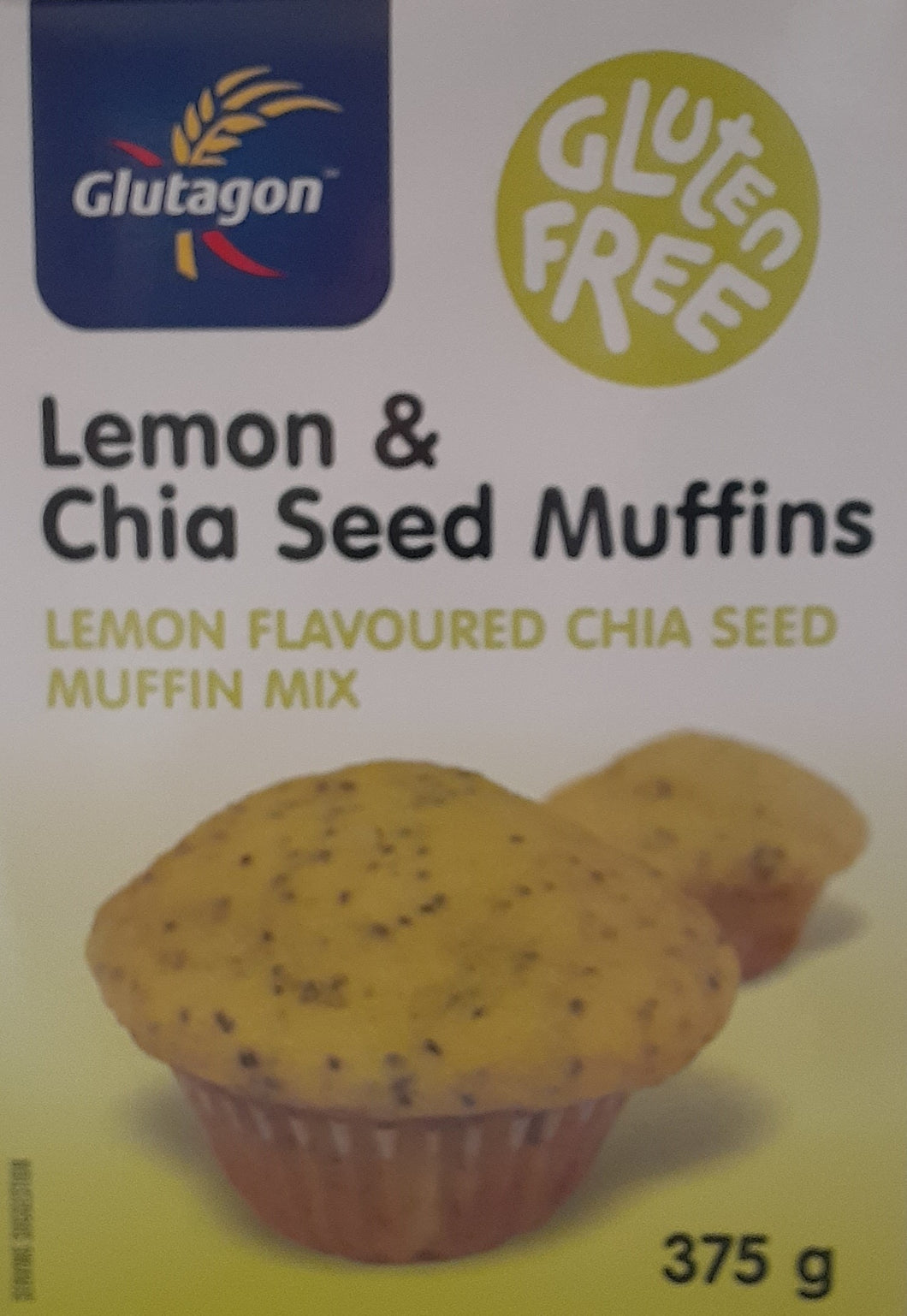 Glutagon Lemon & Chia Seed Muffins