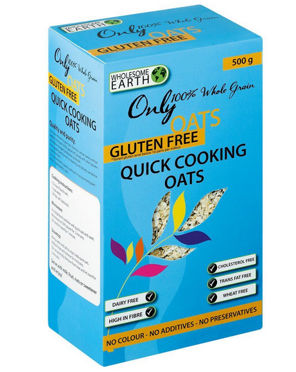 Wholesome Earth Gluten Free Quick Cooking Oats