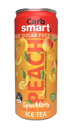 Carbsmart – Peach Sugar Free Sparkling Flavoured Rooibos Ice Tea