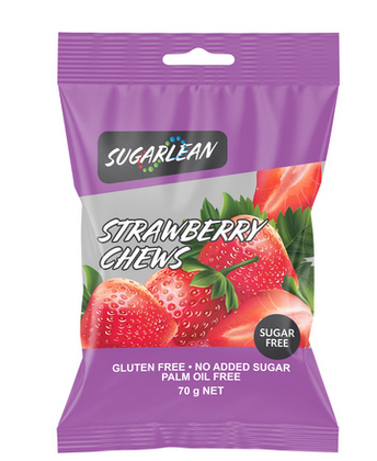 Sugarlean Strawberry Chews (70g)