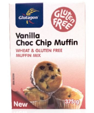 Glutagon Vanilla Choc Chip Muffin Mix