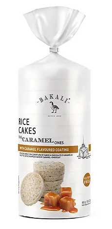 Bakali Coated Rice Cakes Caramel