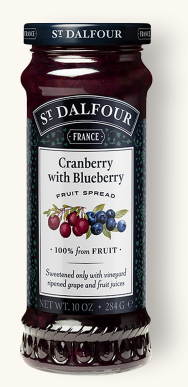 St Dalfour Cranberry with Blueberry Fruit Spread