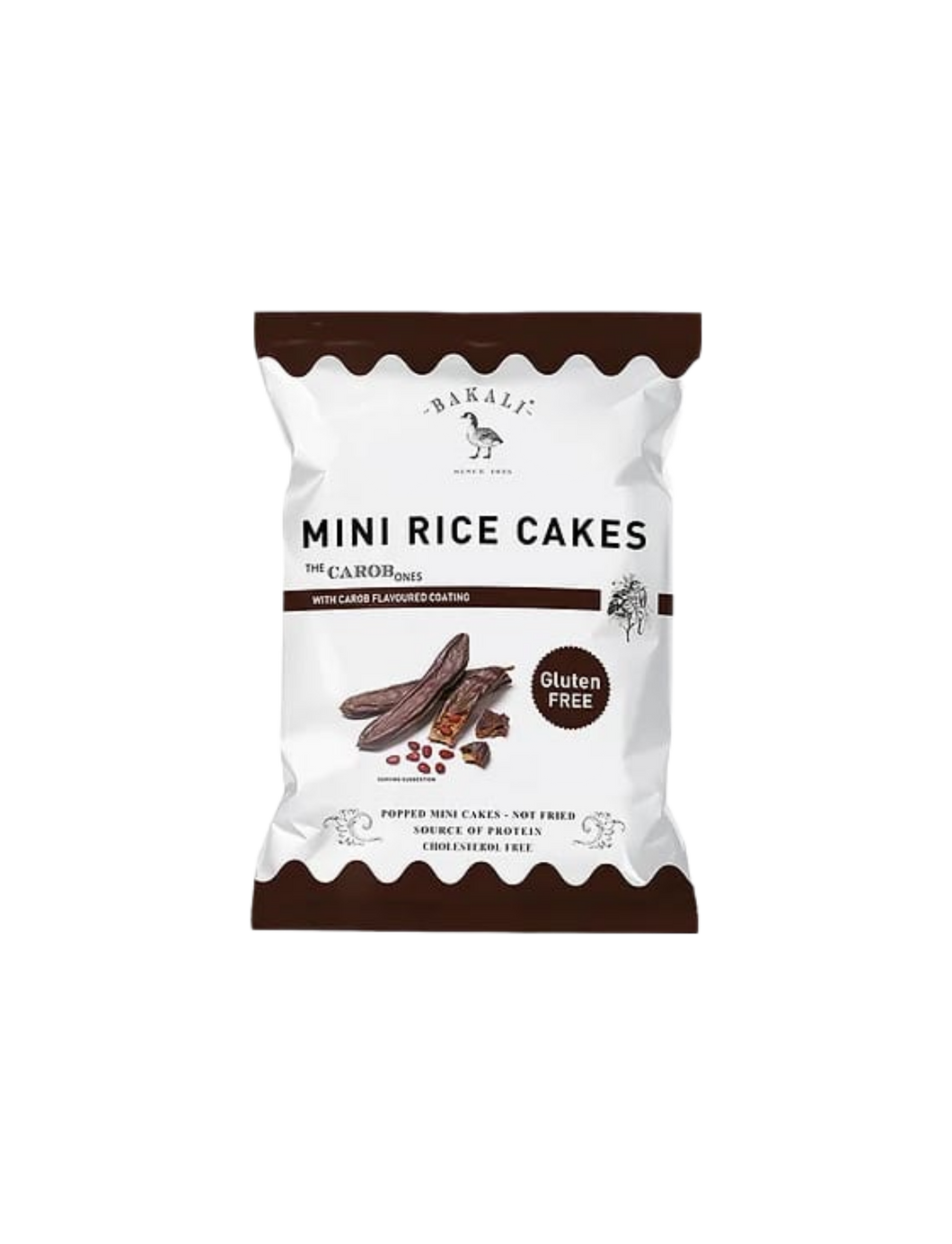 Bakali Mini Coated Rice Cakes Carob