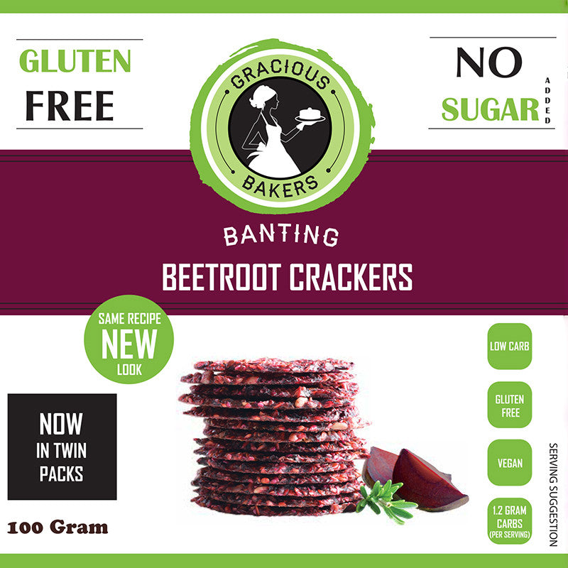 Gracious Bakers Beetroot Crackers