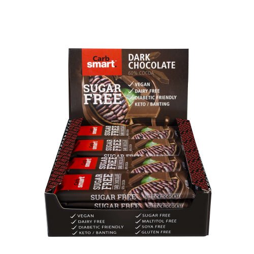 Carbsmart Dark Chocolate Bars Box