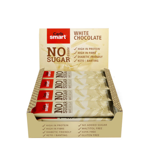 Carbsmart White Chocolate Bars Box